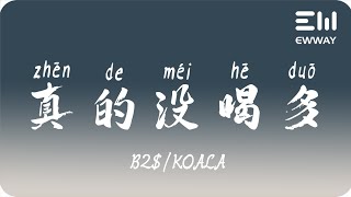 真的沒喝多  B2KOALA「就讓 酒精 酒精 酒精 酒精，禍害腦神經」♫動態歌詞lyrics♫ [upl. by Pickett568]