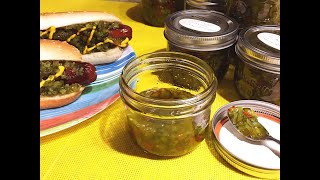 Homemade Sweet Relish Recipe • Great Condiment to Make  Episode 430 [upl. by Aynotak]