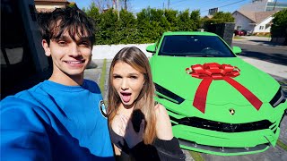 Her Car Got STOLEN So I Surprised her with A NEW Lamborghini [upl. by Auoz]