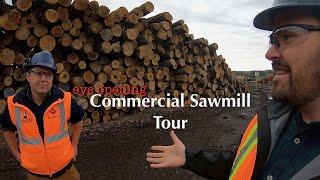 40000 board feet per Shift Huntsville Forest Products Sawmill Tour [upl. by Aivatco]