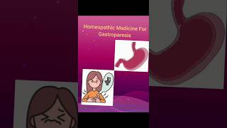 Homeopathic medicine for Gastroparesis homeopathicmedicin homeopathicmateriamedica homeopathics [upl. by Aekim]