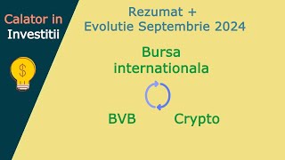 Evolutie bursa BVB si international si evenimente interesante SEPTEMBRIE 2024 [upl. by Firman640]