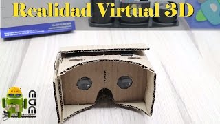 Como Hacer Unas Gafas 3D VR para tu telefono muy facil [upl. by Nnylorac]