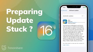 iOS 16 Stuck on Preparing Update Here is the Fix [upl. by Twum14]