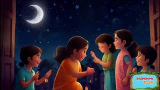 Chanda Mama Dur keNursery kids RhymesLori SongKids Sleeping SongShubhkamna Toons [upl. by Yerkovich]