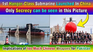 1st HangorClass Submarine Launched In China Only Secrecy can be seen in this Picture [upl. by Ydnes]