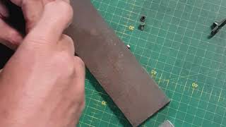 How to make a refillable leather journal with lock [upl. by Aianat]