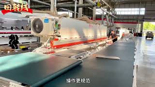 JC500 Soft forming edge banding machine belt turnaround line processing video [upl. by Iaw843]