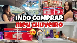 VLOG INDO COMPRAR MEU CHUVEIRO unboxing  organizando o banheiro🏠❤️✨ [upl. by Wilow]