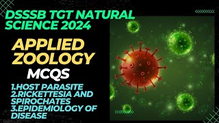 Applied Zoology MCQs for DSSSB TGT NATURAL SCIENCE 2024 dsssb [upl. by Eerpud]