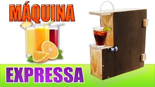 Como Fazer quotMÁQUINA DE REFRIGERANTEquot SucosCaféquot [upl. by Yager541]