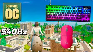 SteelSeries Apex Pro TKL ASMR 😴 Fortnite OG Reload 🏆 Satisfying Keyboard Fortnite 360 FPS 4K [upl. by Duleba]