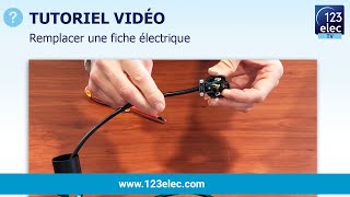 Remplacer une fiche électrique  Réparer un câble dalimentation secteur [upl. by Kailey]