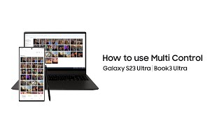 Galaxy S23 Ultra How to use Multi Control  Samsung [upl. by Dlareme]