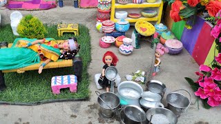 Barbie Doll All Day Routine In Indian VillageRadha Ki Kahani Part 356barbie doll video [upl. by Manheim341]