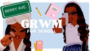 GET READY WITH ME FOR SCHOOL  Berry Avenue RP [upl. by Soigroeg214]