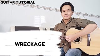 Nate Smith  Wreckage  Guitar Tutorial [upl. by Deyas]