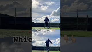 Striker Shooting Drills scoregoals soccerstriker footballlearning [upl. by Inittirb]