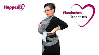 Das elastische Tragetuch  Hoppediz [upl. by Nosyarg]