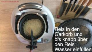 Gyrosballen an Metaxasauce mit Reis für den Thermomix TM5 [upl. by Lienahs]