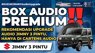 JIMNY 3 PINTU LANGSUNG DIUPGRADE AUDIO MOBILNYA DI CARTENS AUDIO JAKARTA DENGAN SISTEM BERKELAS [upl. by Venuti234]