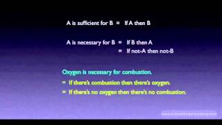 Propositional Logic Necessary and Sufficient [upl. by Jillane640]