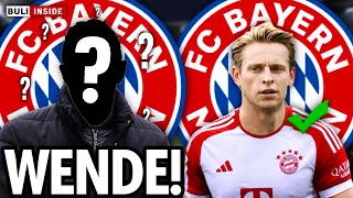 TRAINERHAMMER bei BAYERN BAYERN vor DE JONGTRANSFER KEHL zum HSV [upl. by Oicam]