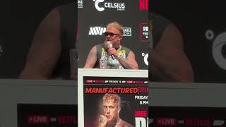 Jake Paul vs Mike Tyson Awkward Press Conference [upl. by Nillor]