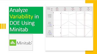 DOE Part 7  Analyze Variability in DOE Using Minitab [upl. by Atinob]