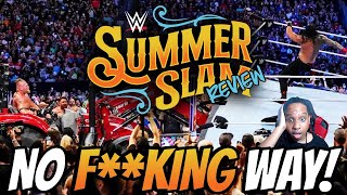 WWE Summerslam 2022 REVIEW Brock Lesnar Lifts the Ring with a Tractor [upl. by Guyer]