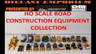 HO Scale Diecast amp Brass Paving Road Construction Vehicle Collection [upl. by Nguyen]