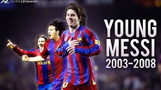 The Young Lionel Messi ● Goals Skills amp Assists ● 20032008 HD [upl. by Enitsrik]