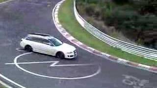 Spy Nürburgring Audi RS6 2008 drifting [upl. by Whitford864]