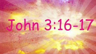 John 316  Bible Memory Verse Song For Children [upl. by Dodie119]