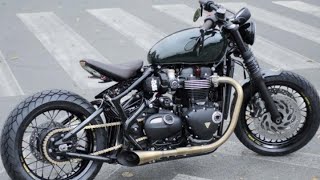 Custom Bobber Triumph Bonneville T120Walk Around [upl. by Damek722]