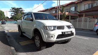 2009 Mitsubishi Triton DID StartUp Full Vehicle Tour and Quick Drive [upl. by Lust]