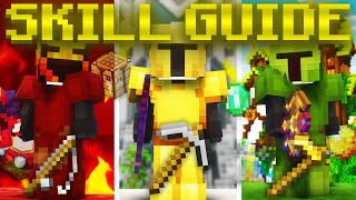 THE COMPLETE SKILL LEVELLING GUIDE  Hypixel Skyblock [upl. by Niatsirk]