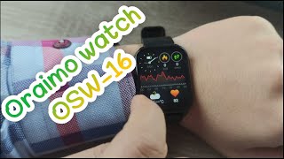 🇲🇦 Unboxing Oraimo Smartwatch Osw 16  Oraimo Watch تقديم الساعة الذكية 🇲🇦 [upl. by Amairam]