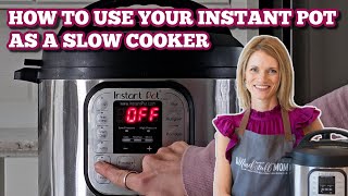 How to Use Your Instant Pot As a Slow Cooker  Does it EVEN Work [upl. by Rialb550]