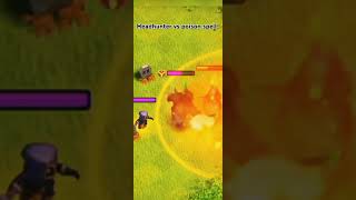 Headhunter vs poison spell  clash of clans  clashofclans trendingshorts coc shorts [upl. by Erik]