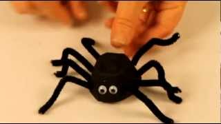 Halloween craft ideas spider craft with egg carton [upl. by Sly515]