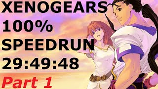 Xenogears 100 Speedrun in 294948 World Record Part 13 [upl. by Yatnoj380]