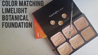 Color Matching LimeLight Botanical Foundations [upl. by Chelsey346]