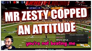 HILARIOUS ARGUMENTS MADDEN 24 FLOCKA VS THE ZESTY MAN HE DIDNT WANNA WAGER BOKC GOMFSFB [upl. by Occer]