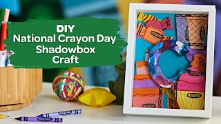 Crayon Shadowbox  Crayola CIY [upl. by Zednanreh]