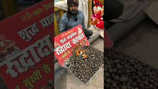 हरिद्वार का अनोखा फल fruit haridwar rudraksha shiva streetfoodindia ytshort shorts viral [upl. by Fleischer]