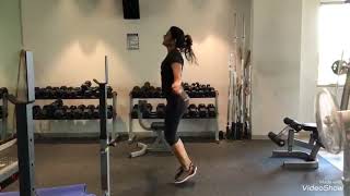 Eesha Rebba Workout in Gym [upl. by Tihom]