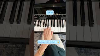 Frissons garantis ✨ piano learn chords [upl. by Atinra]