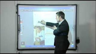 Using interactive software  How to use an Interactive Whiteboard  clip 9 [upl. by Moitoso178]