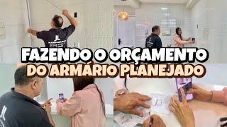 VLOG FAZENDO O ORÇAMENTO DO ARMÁRIO PLANEJADO será que vai ficar caro🏠✨ [upl. by Lenoil498]